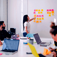 Business English - professional communication illustration